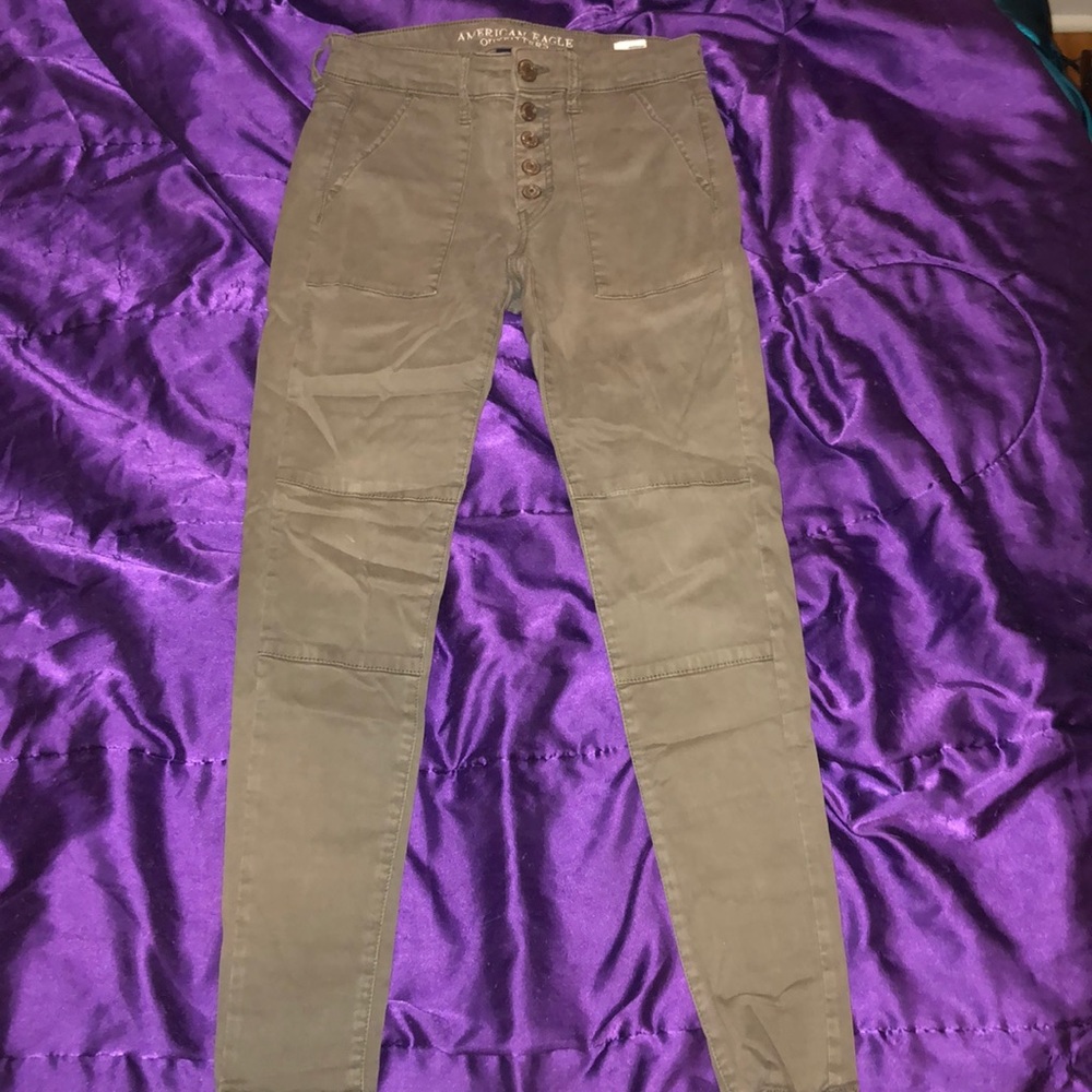 Green jeans